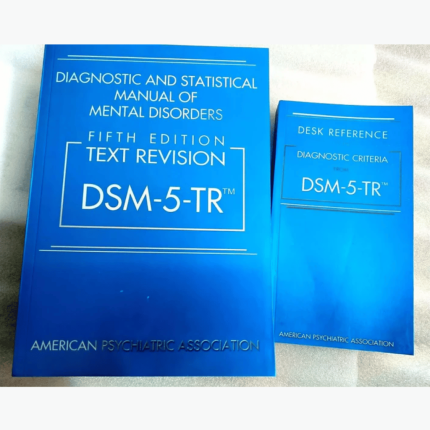 DSM-5 TR Paperback+DESK reference from DSM-5-TR 5th Edition Paperback-COMBO 9780890425763, 9780890425794