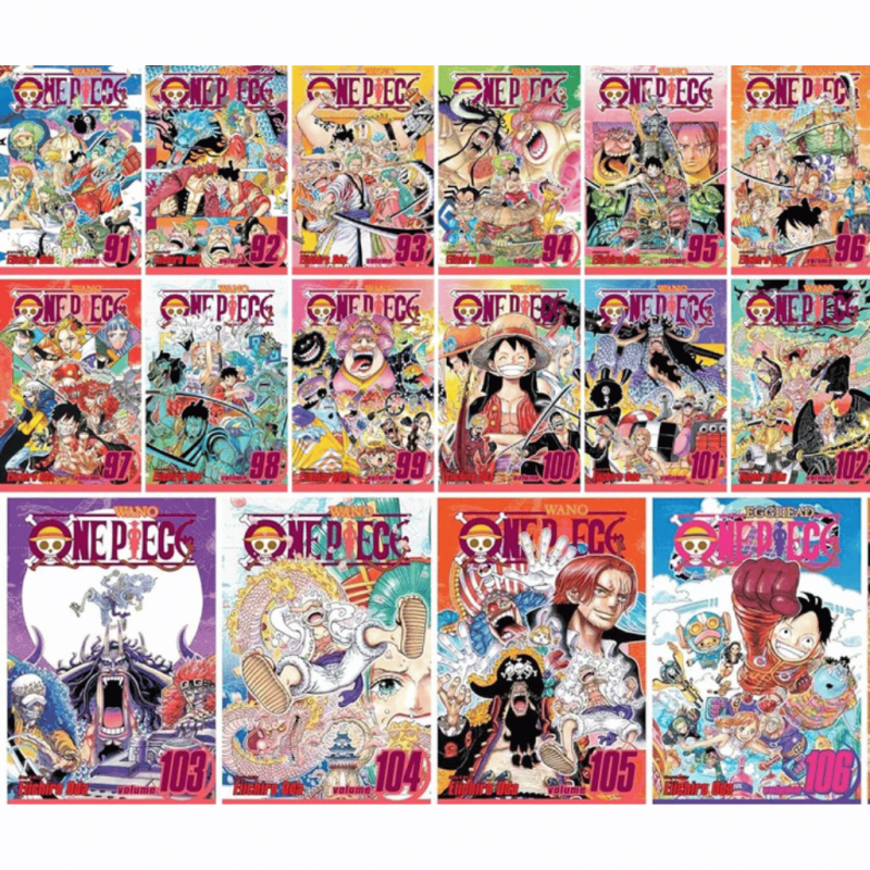 One Piece Manga Set (Volumes 91–105)